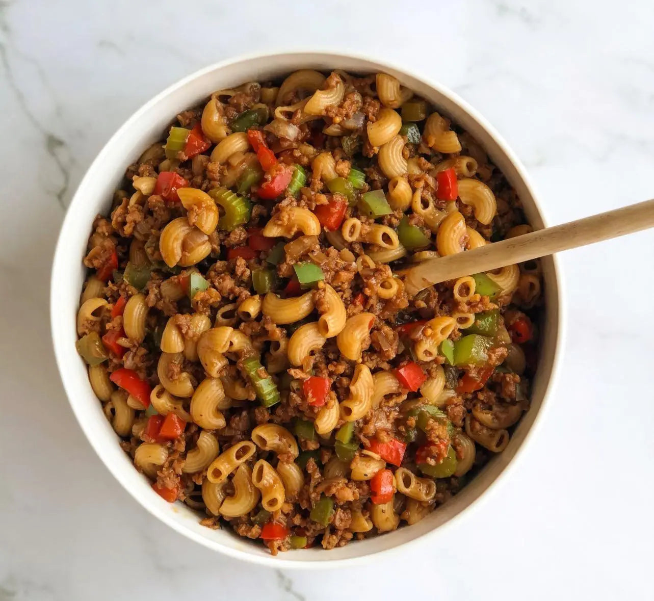 Macaroni Style Chinois et Légumes Croquants Bokkitta