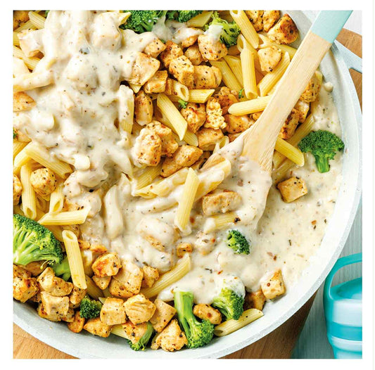 Penne Alfredo Poulet & Brocolis Bokkitta