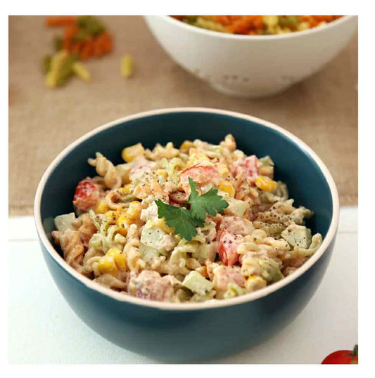 Salade de pâtes au thon et chorizo doux – Format familial